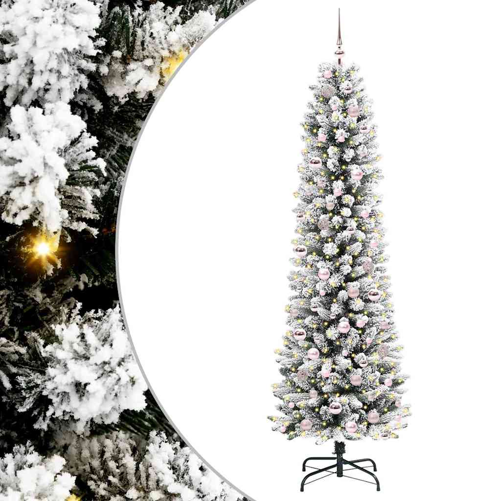 Albero di Natale artificiale Bianco 210 cm