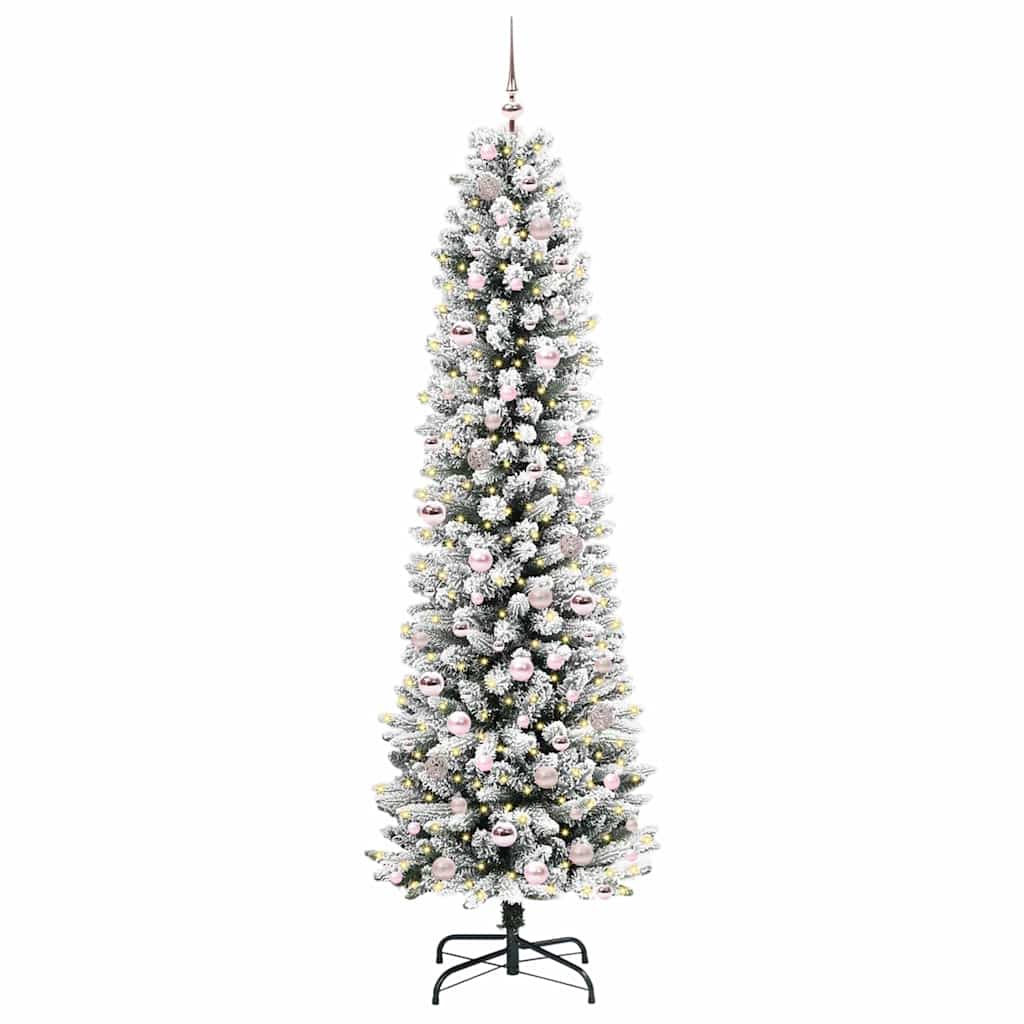 Albero di Natale artificiale Bianco 210 cm