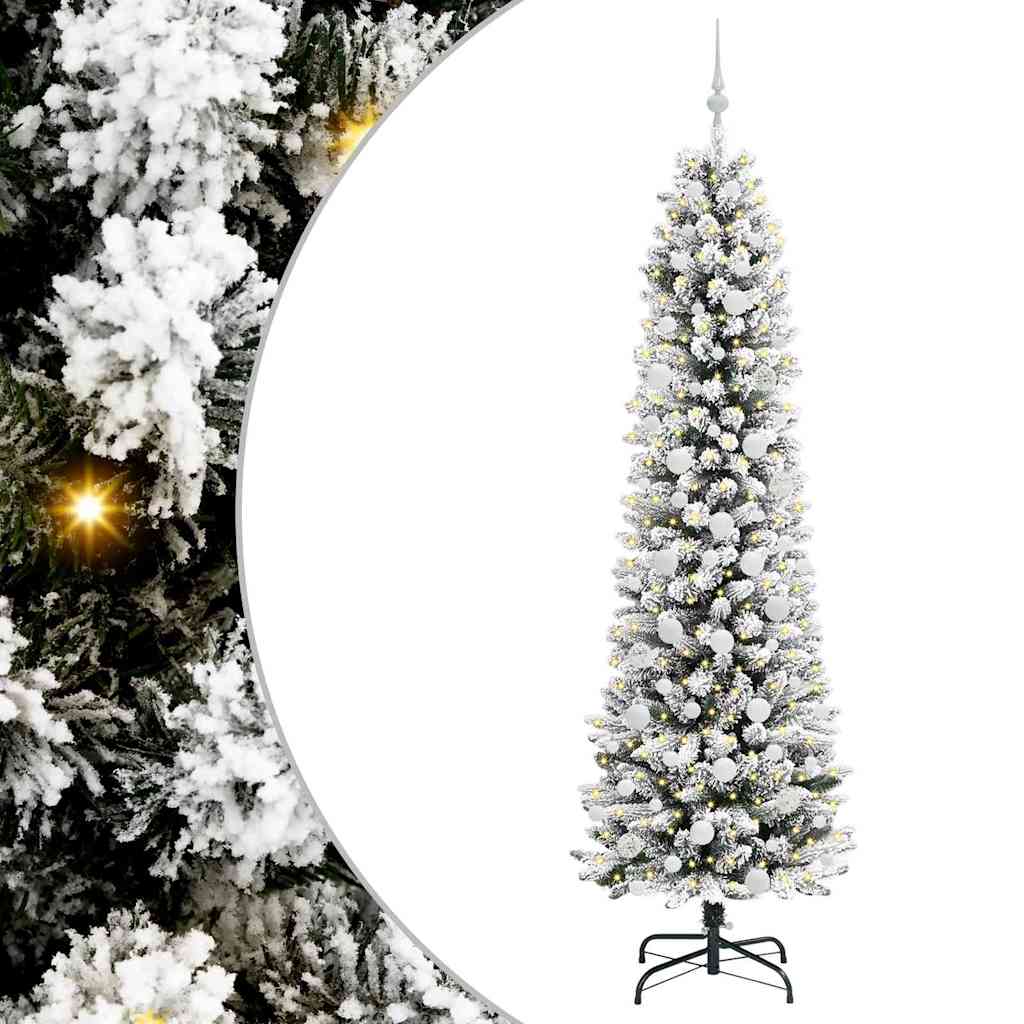 Albero di Natale artificiale Bianco 210 cm