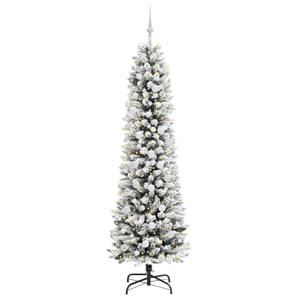 Albero di Natale artificiale Bianco 210 cm