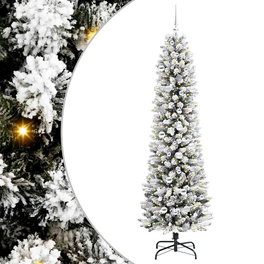 Albero di Natale artificiale Bianco 210 cm