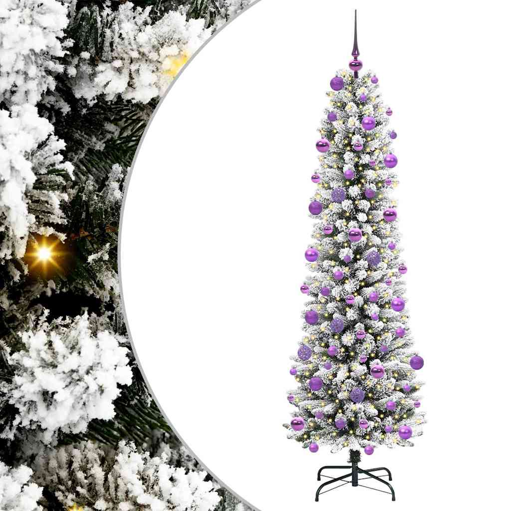 Albero di Natale artificiale Bianco 210 cm