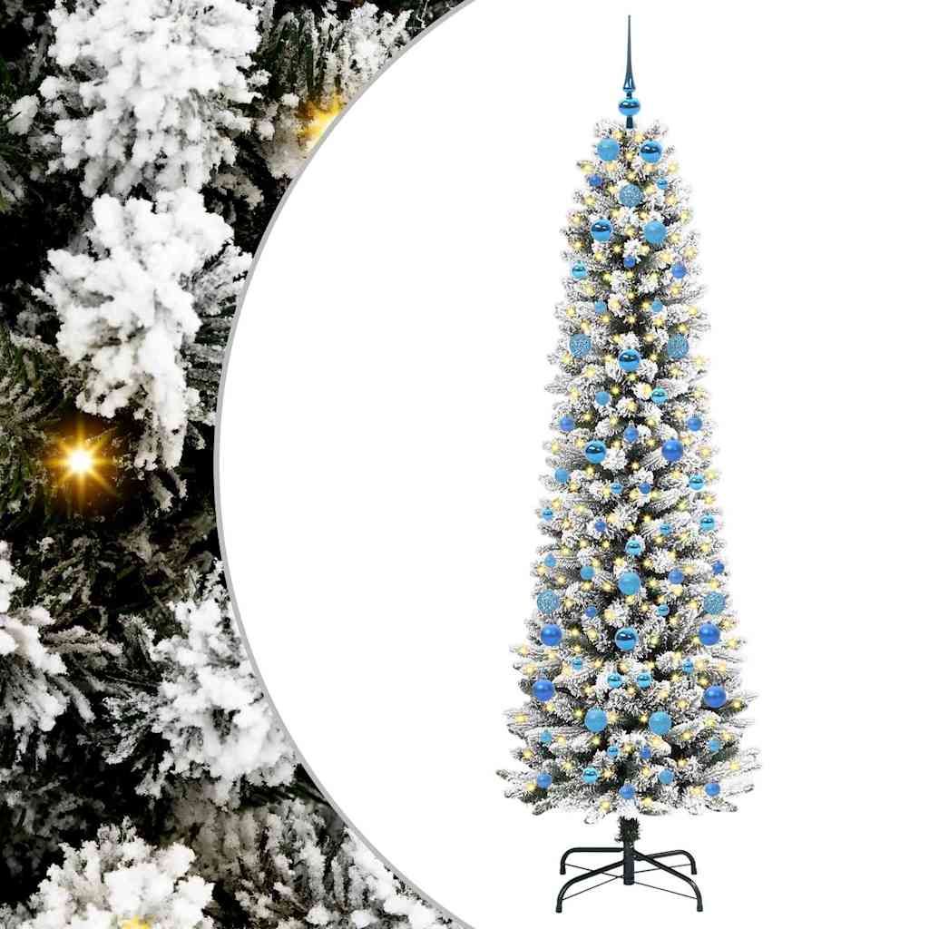 Albero di Natale artificiale Bianco 210 cm