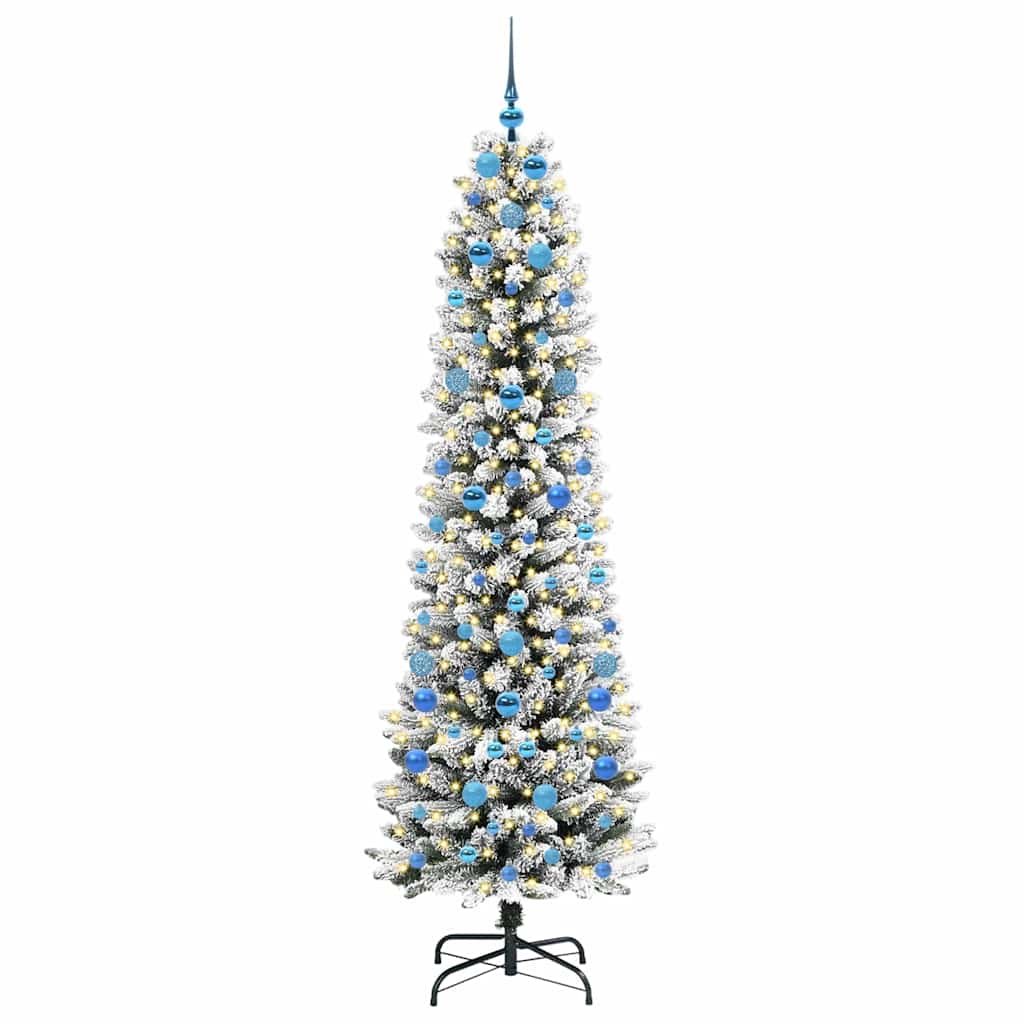 Albero di Natale artificiale Bianco 210 cm