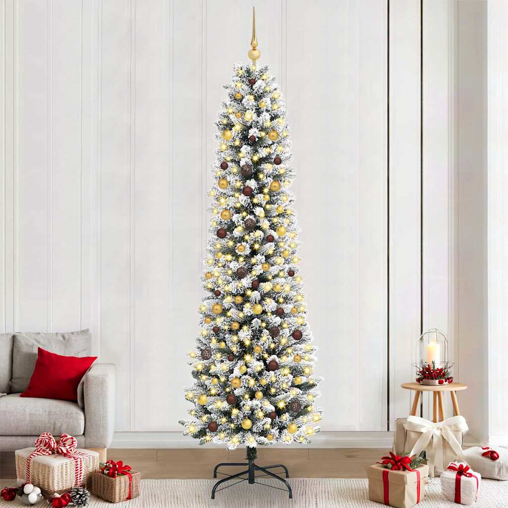 Albero di Natale artificiale Bianco 240 cm