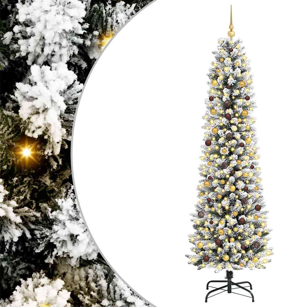 Albero di Natale artificiale Bianco 240 cm