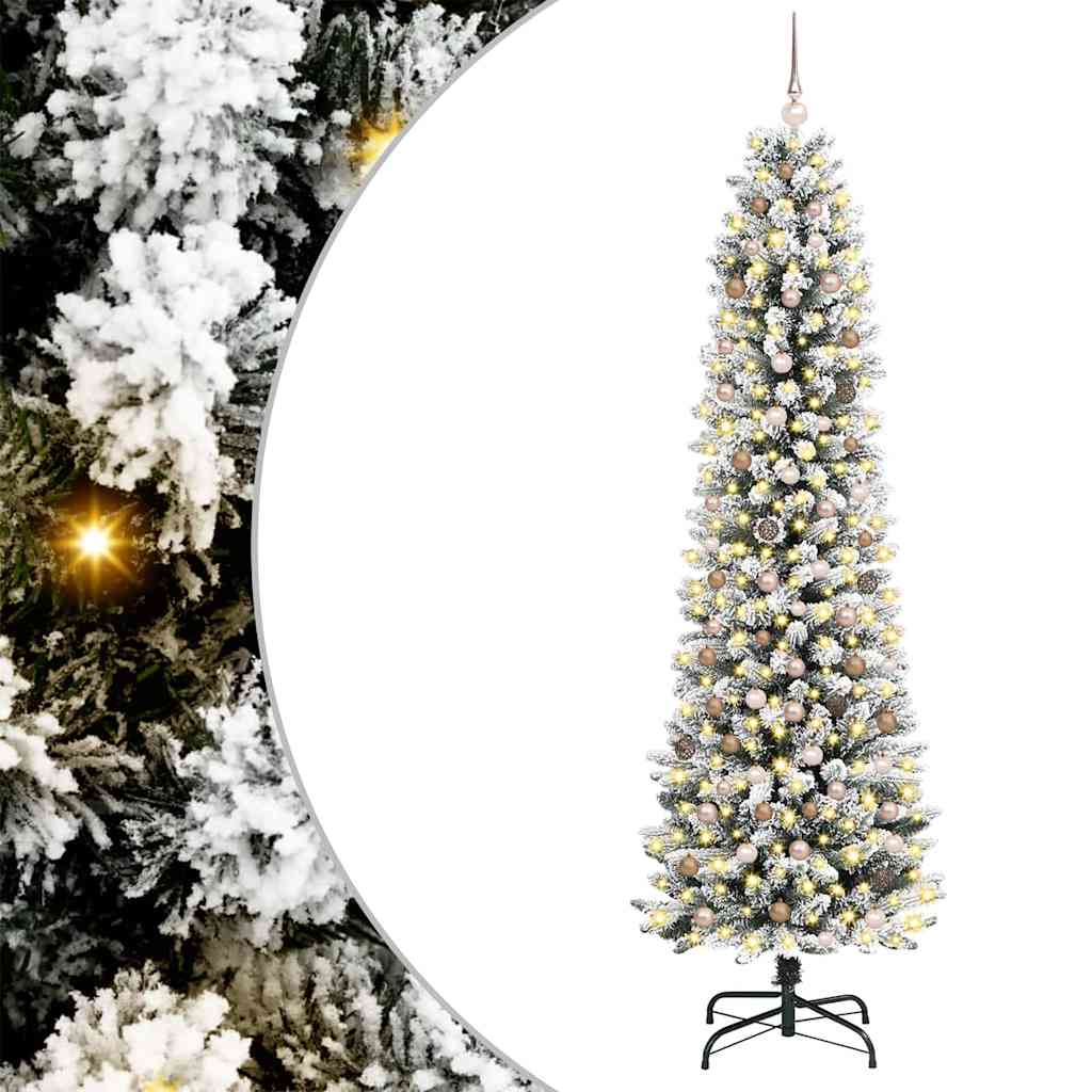Albero di Natale artificiale Bianco 240 cm