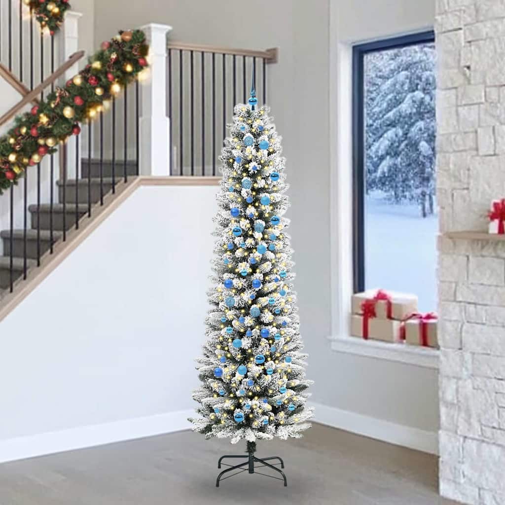 Albero di Natale artificiale Bianco 240 cm