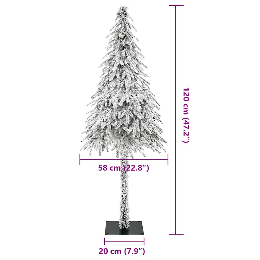Albero di Natale con 150 LED Bianco 120 cm PE e Acciaio