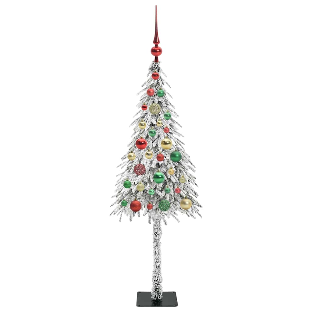 Albero di Natale con 150 LED Bianco 120 cm PE e Acciaio