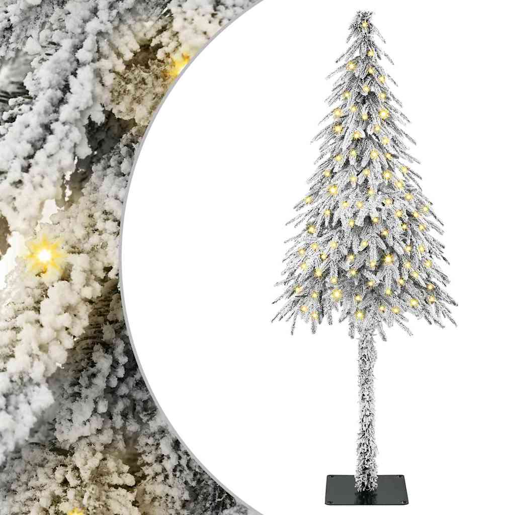 Albero di Natale Bianco 150 cm PE e Acciaio
