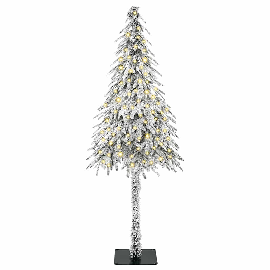 Albero di Natale Bianco 150 cm PE e Acciaio