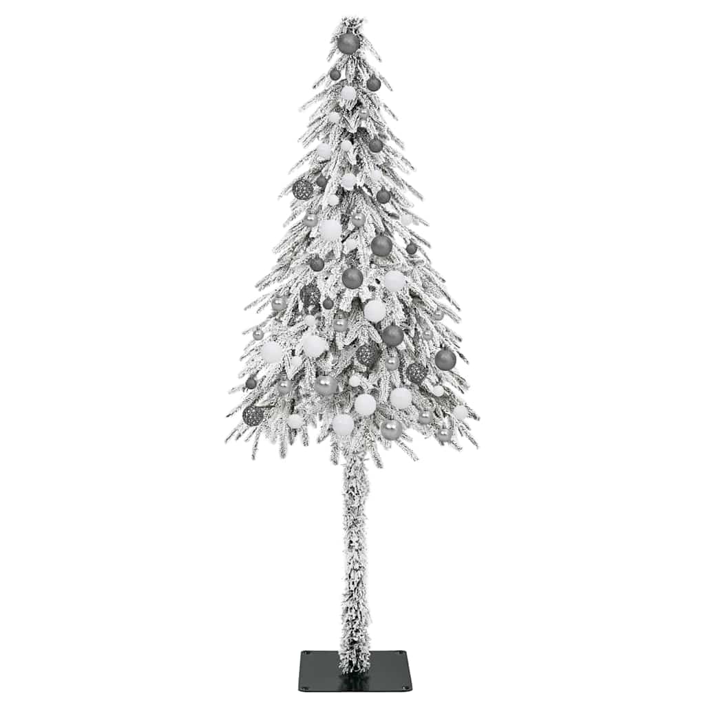 Albero di Natale con 300 LED Bianco 180 cm PE e Acciaio