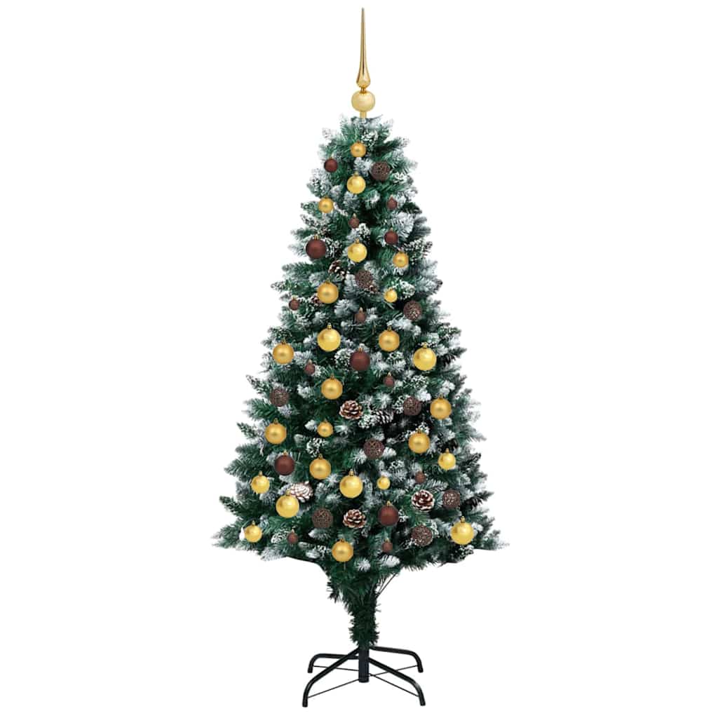 Albero di Natale artificiale con 300 LED Verde 180 cm