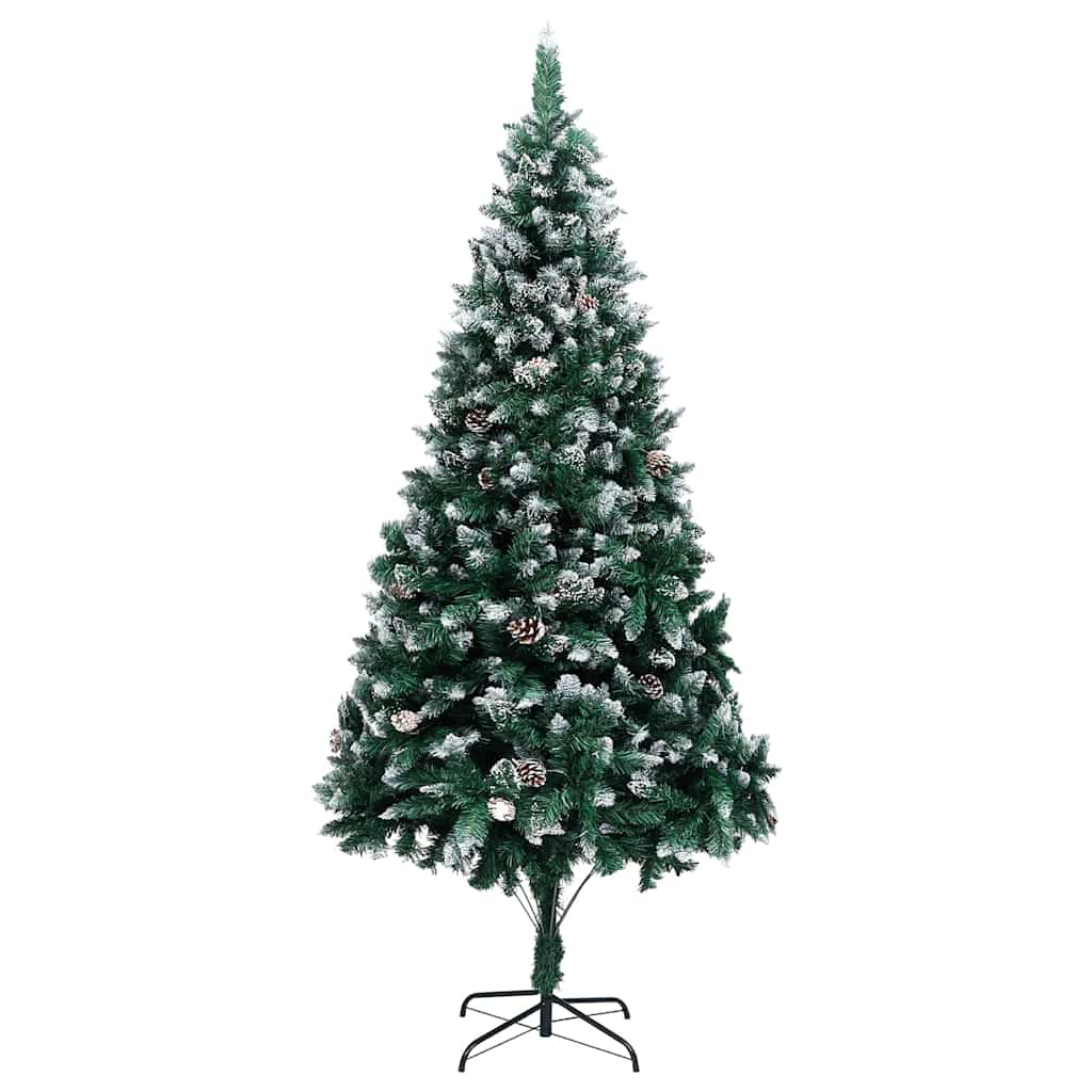 Albero di Natale artificiale con 300 LED Verde 210 cm