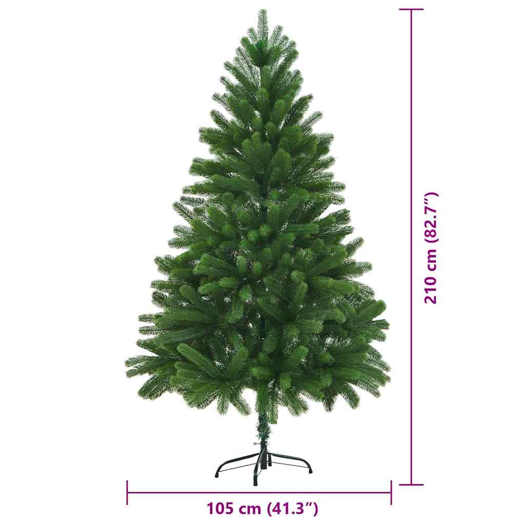 Albero di Natale con 300 LED con supporto Verde 210 cm PE