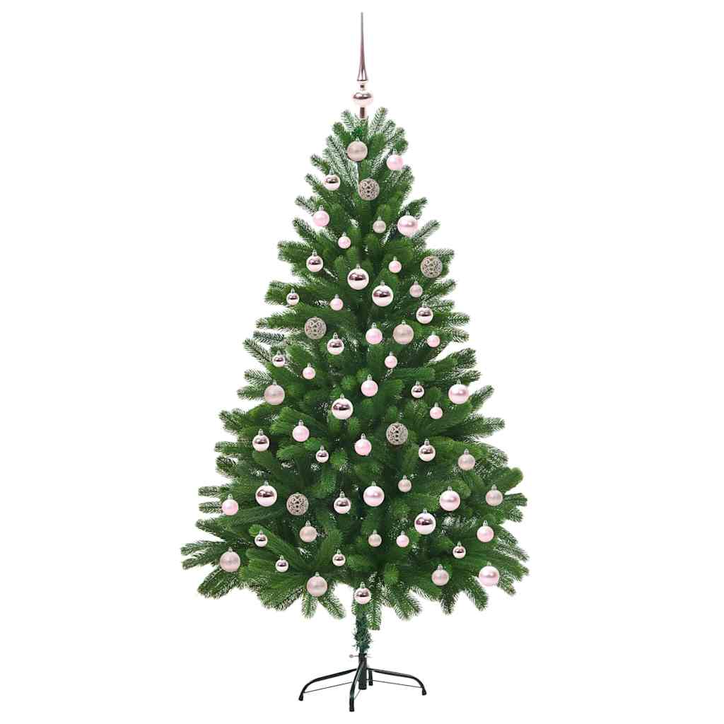 Albero di Natale con 300 LED con supporto Verde 210 cm PE