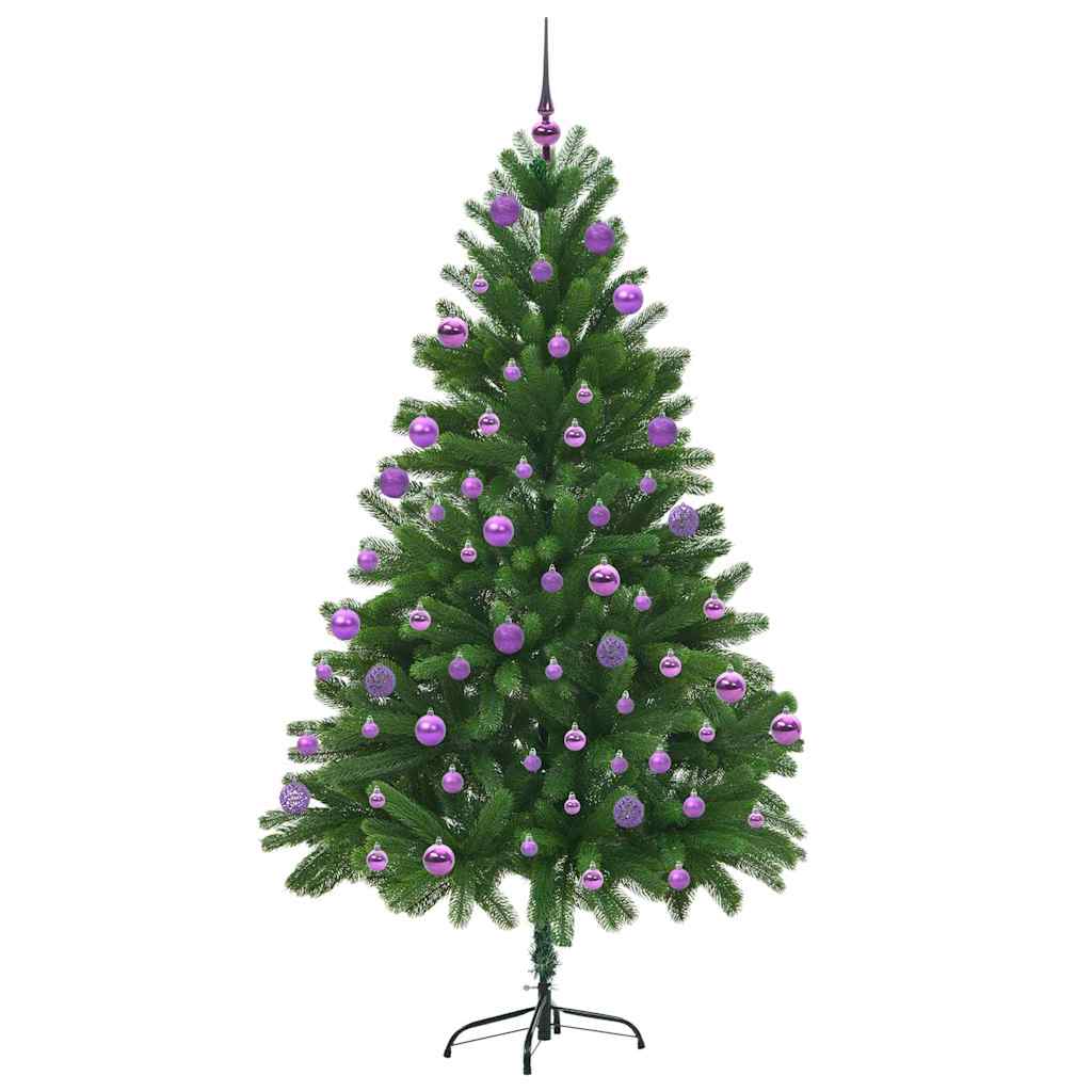Albero di Natale con 300 LED con supporto Verde 210 cm PE