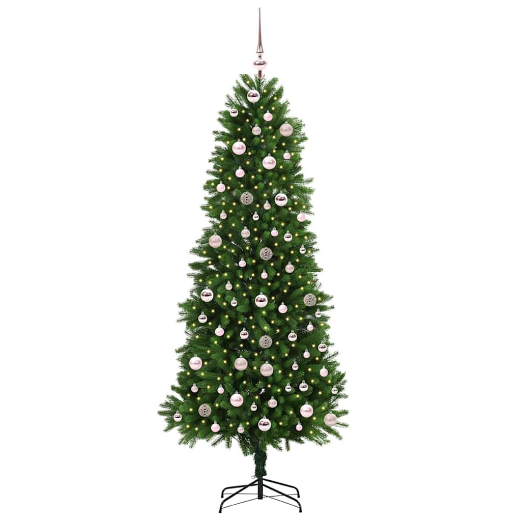 Albero di Natale con 300 LED con supporto Verde 240 cm PE