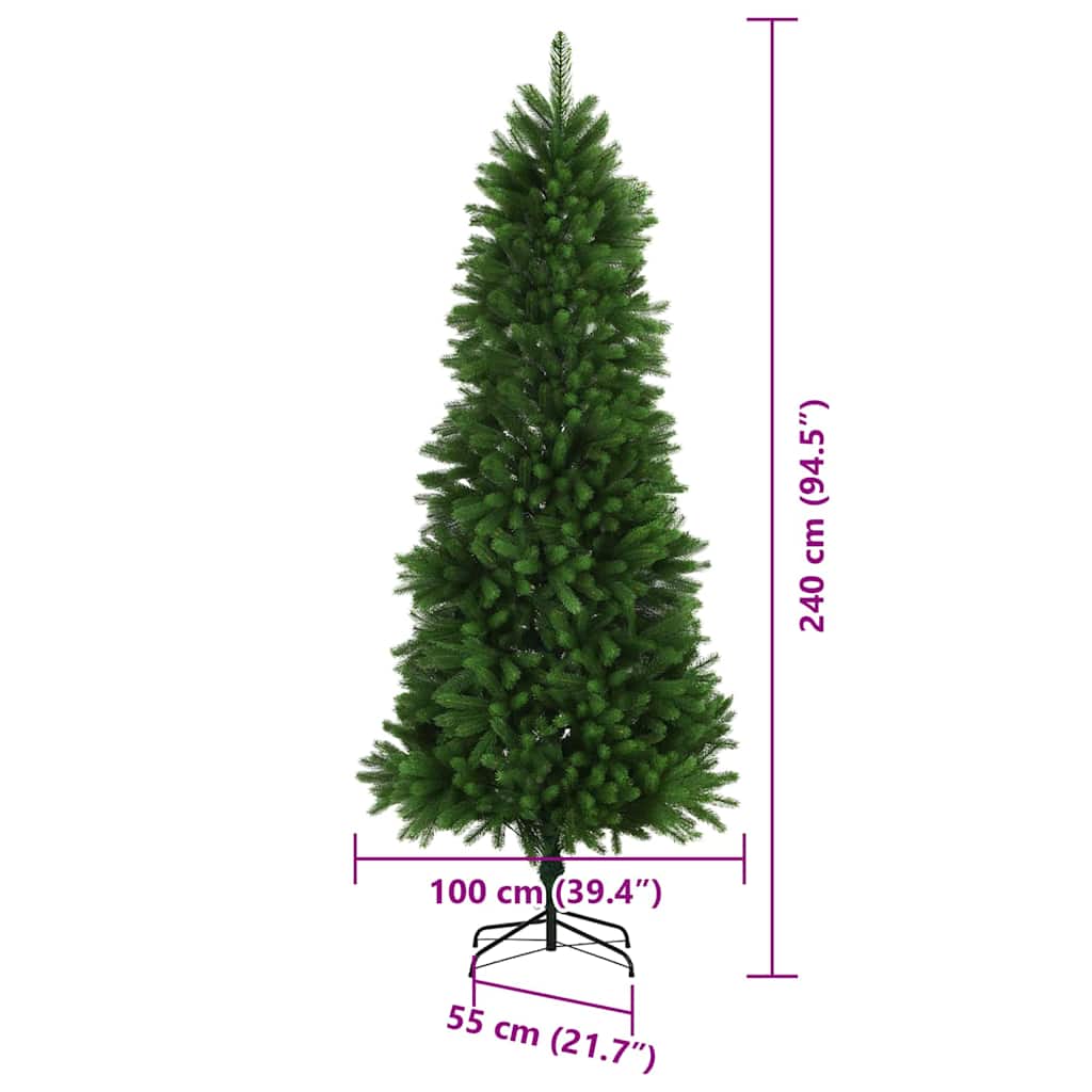 Albero di Natale con 300 LED con supporto Verde 240 cm PE