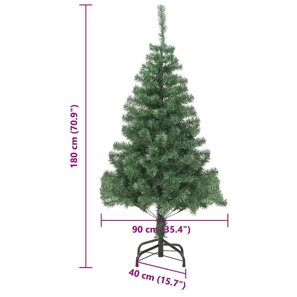 Albero di Natale Verde 180 cm PVC