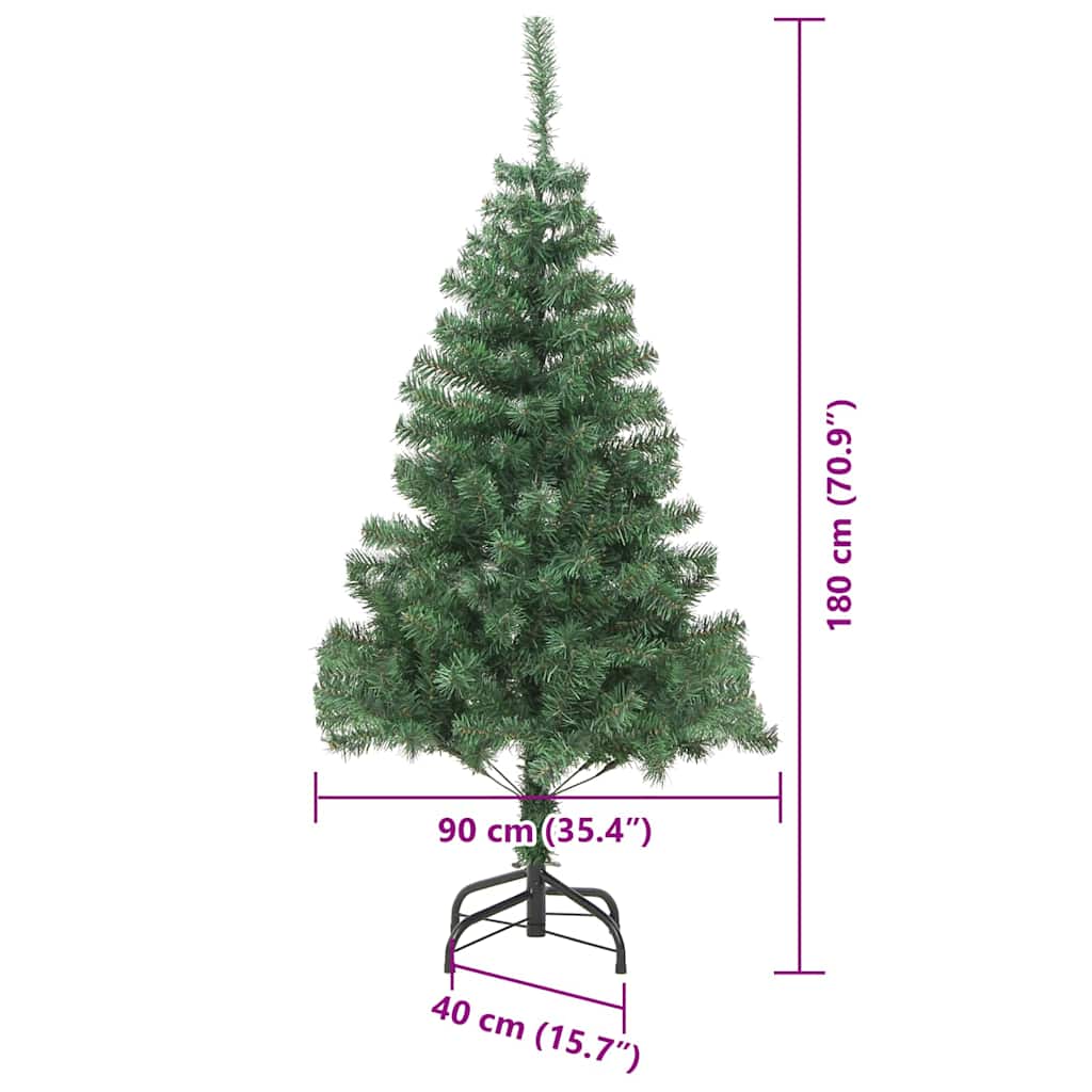 Albero di Natale Verde 180 cm PVC
