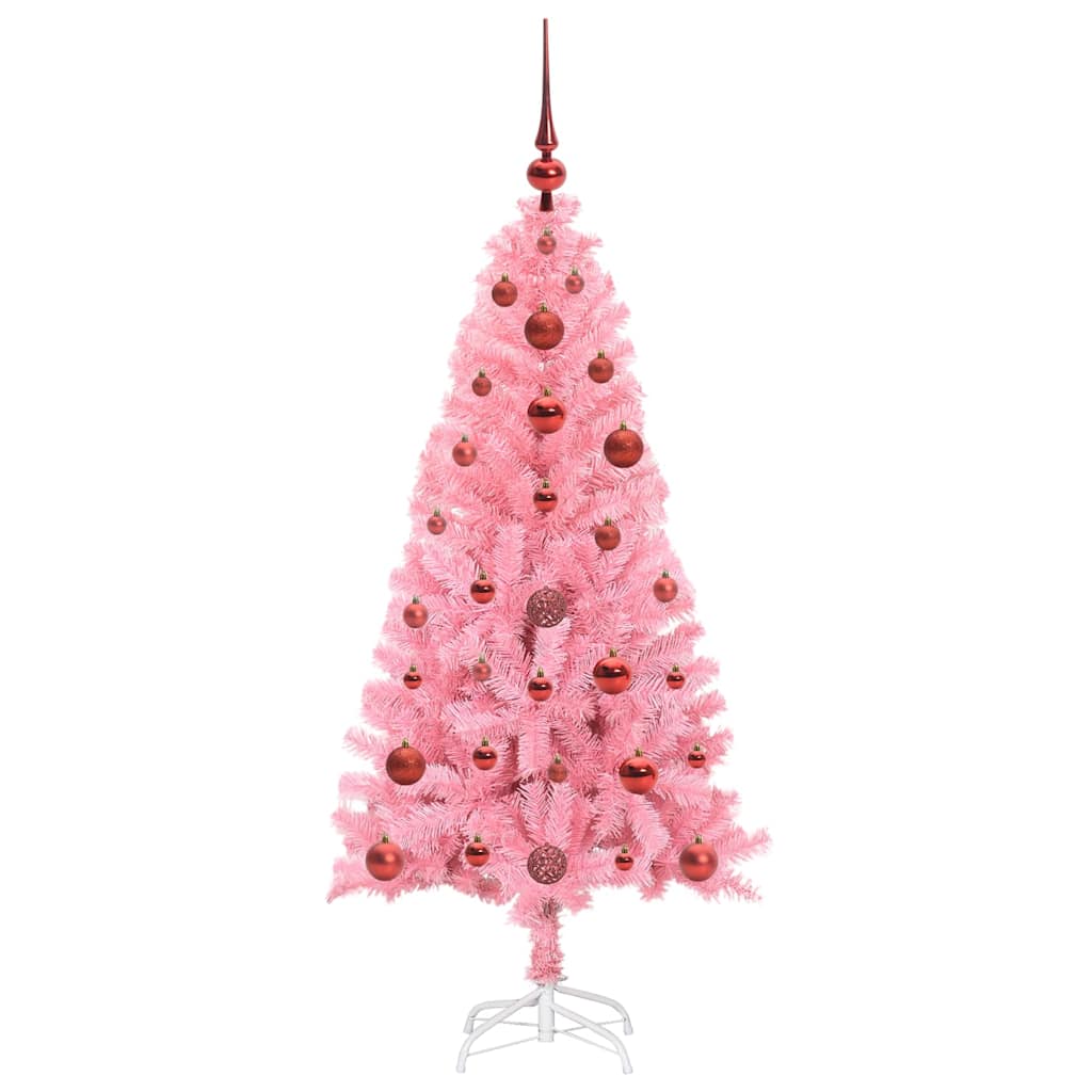 Albero di Natale Rosa 120 cm PVC