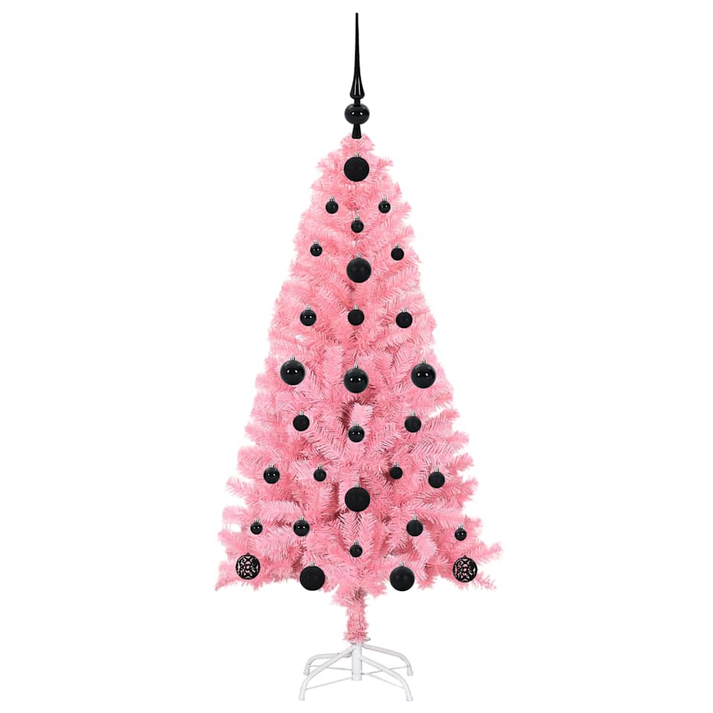 Albero di Natale Rosa 120 cm PVC
