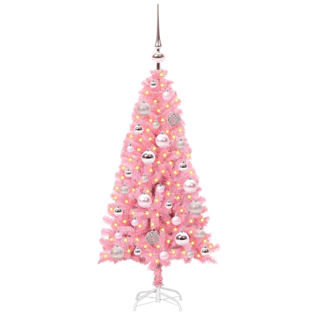 Albero di Natale Rosa 120 cm PVC