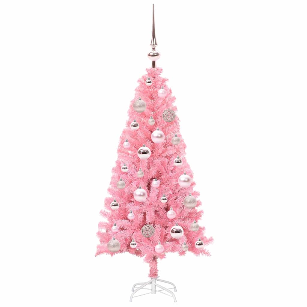 Albero di Natale Rosa 120 cm PVC