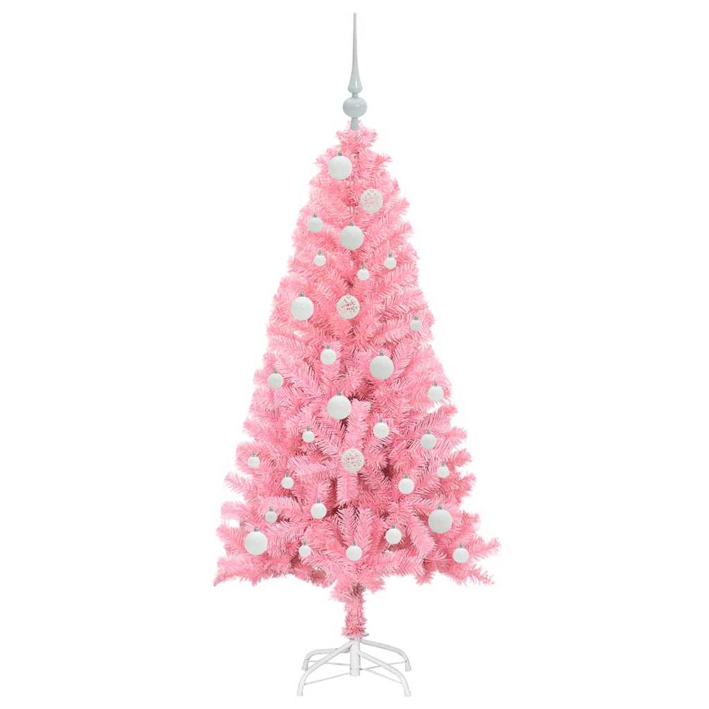 Albero di Natale Rosa 120 cm PVC