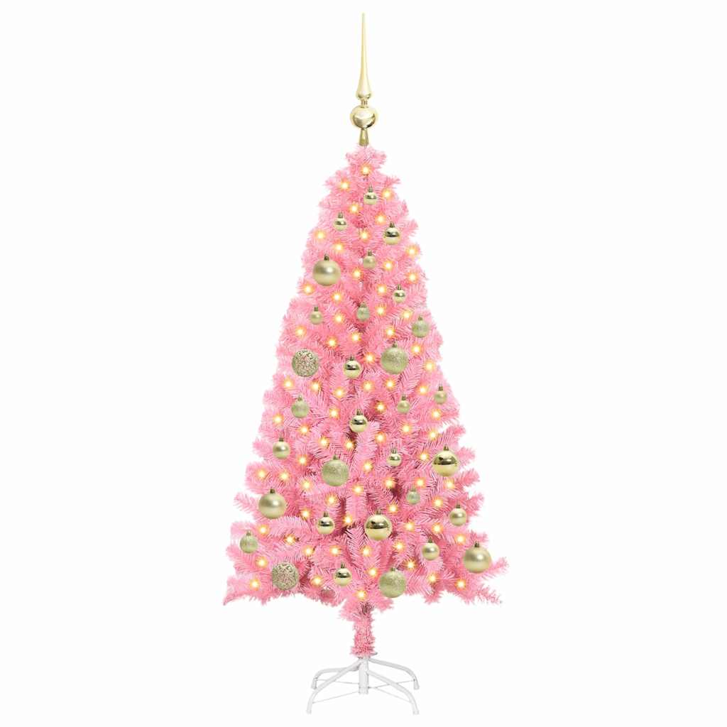 Albero di Natale Rosa 120 cm PVC