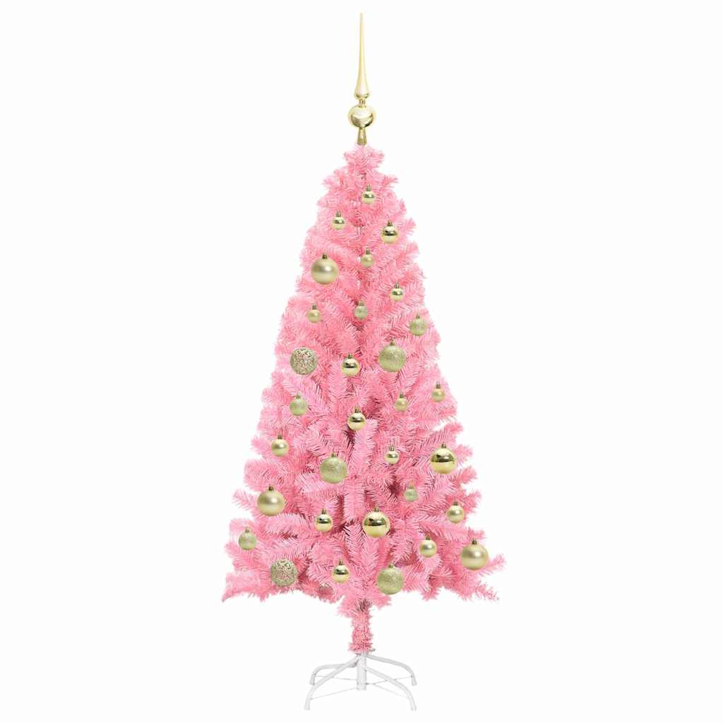 Albero di Natale Rosa 120 cm PVC