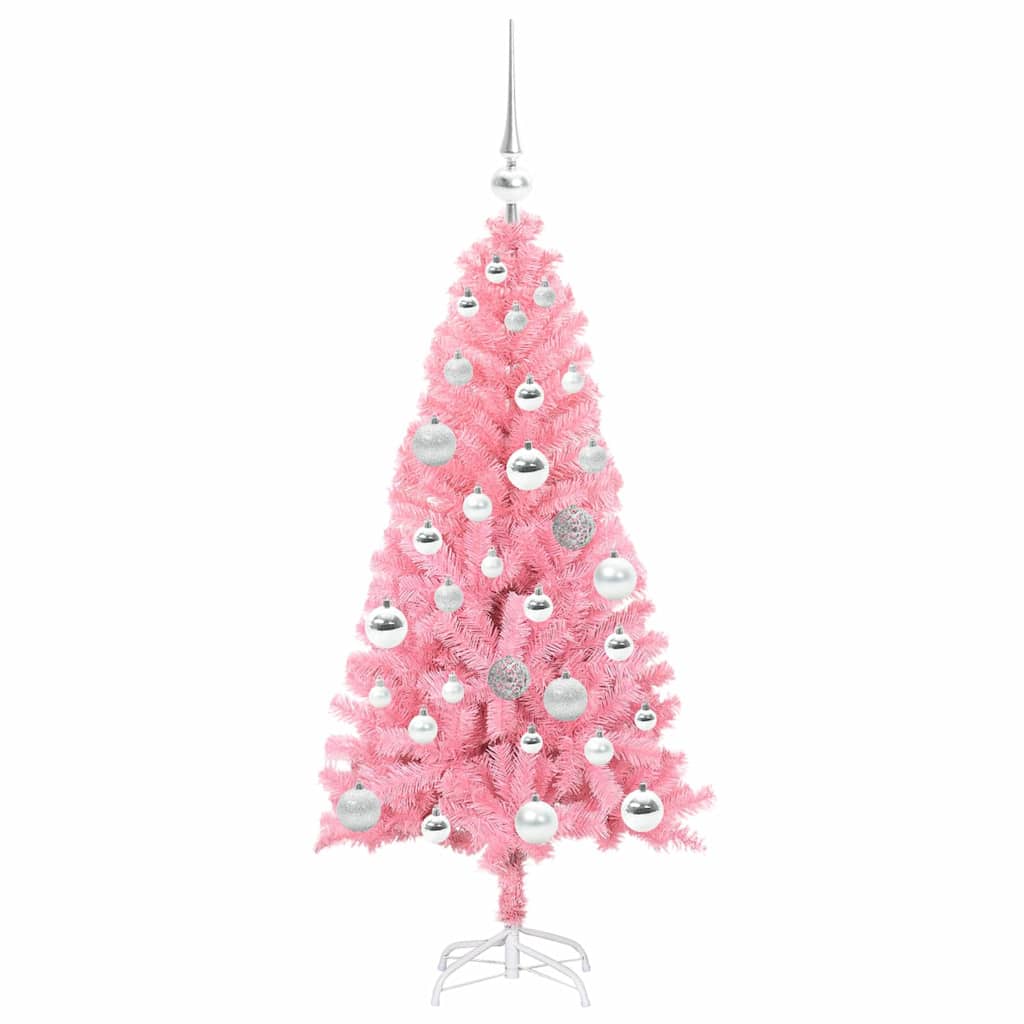Albero di Natale Rosa 120 cm PVC