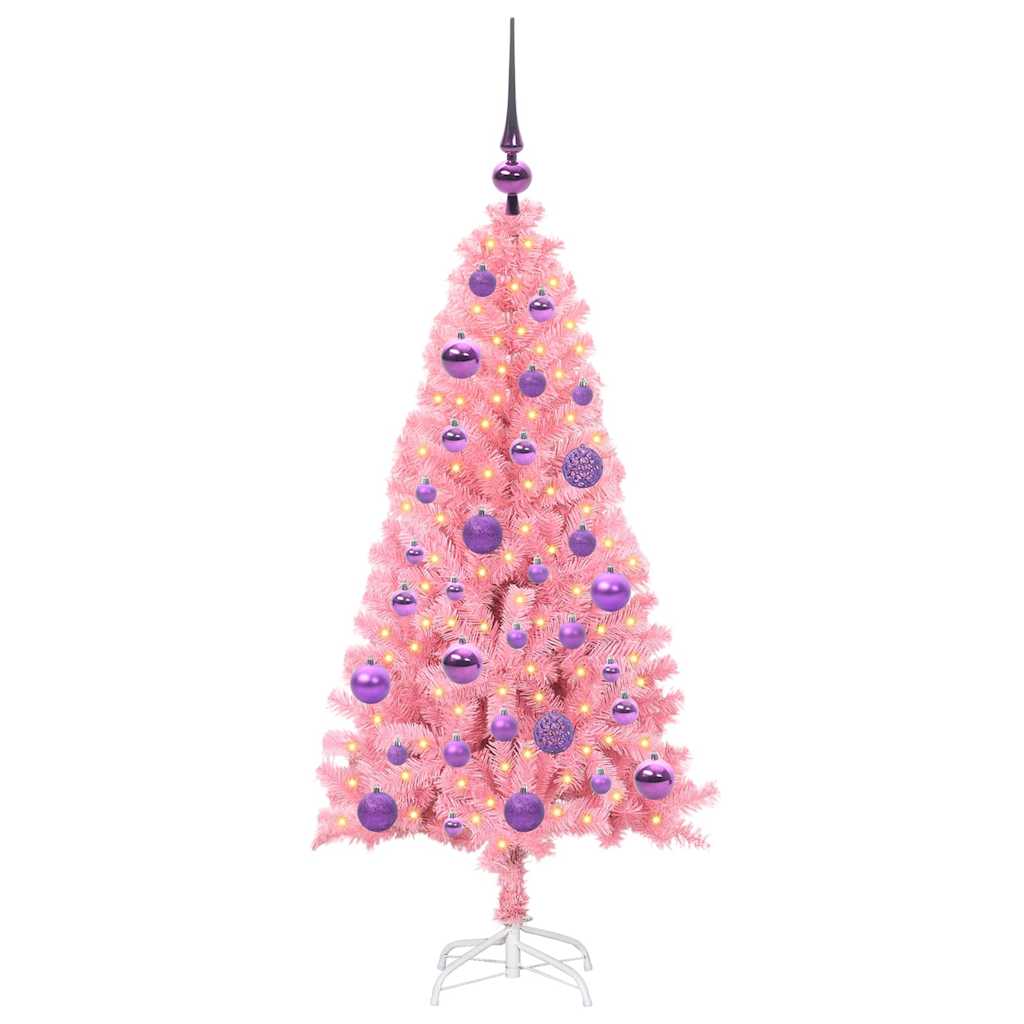 Albero di Natale Rosa 120 cm PVC
