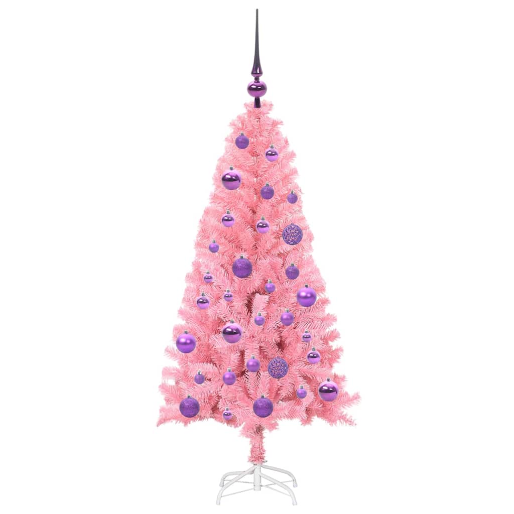 Albero di Natale Rosa 120 cm PVC