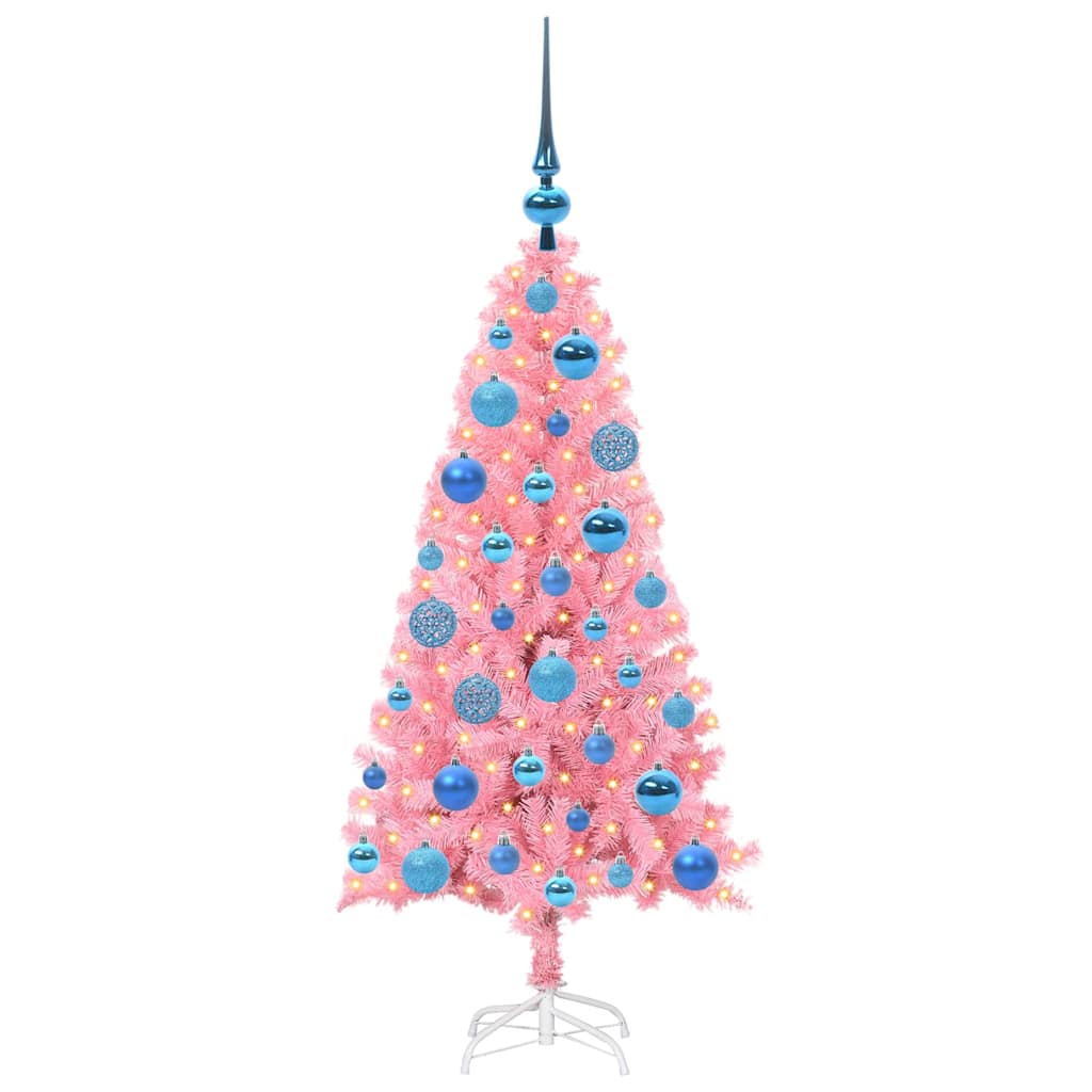 Albero di Natale Rosa 120 cm PVC