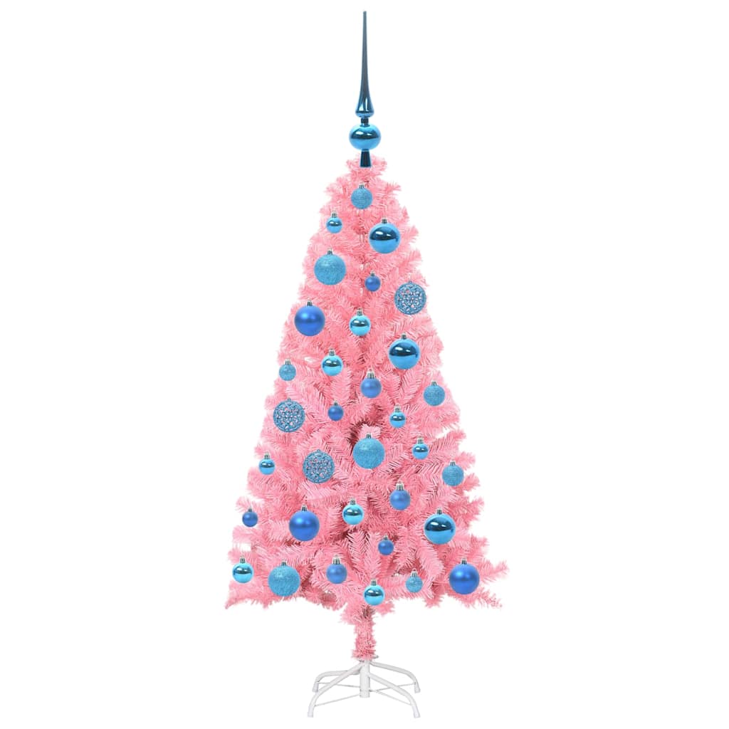 Albero di Natale Rosa 120 cm PVC