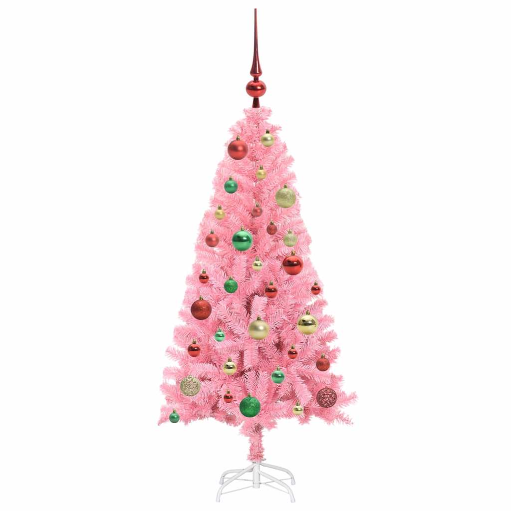 Albero di Natale Rosa 120 cm PVC