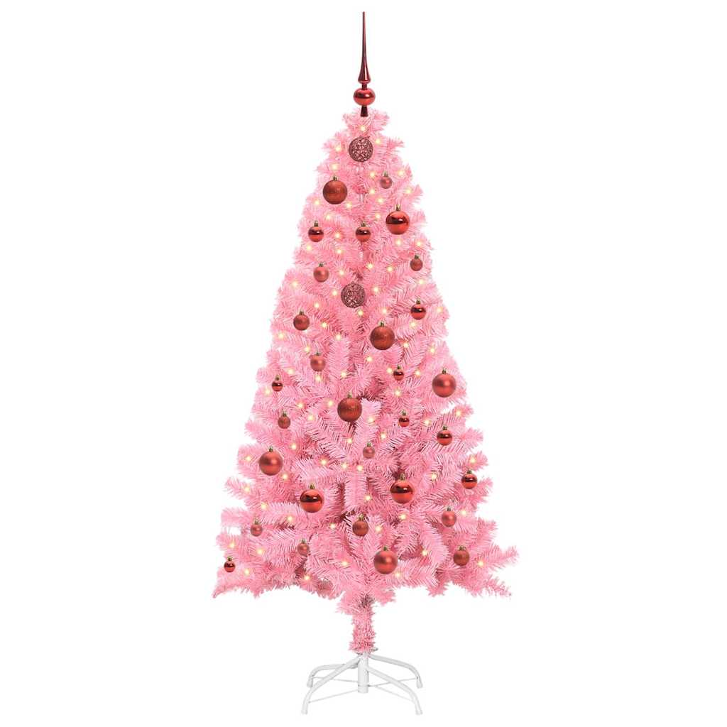 Albero di Natale Rosa 150 cm PVC