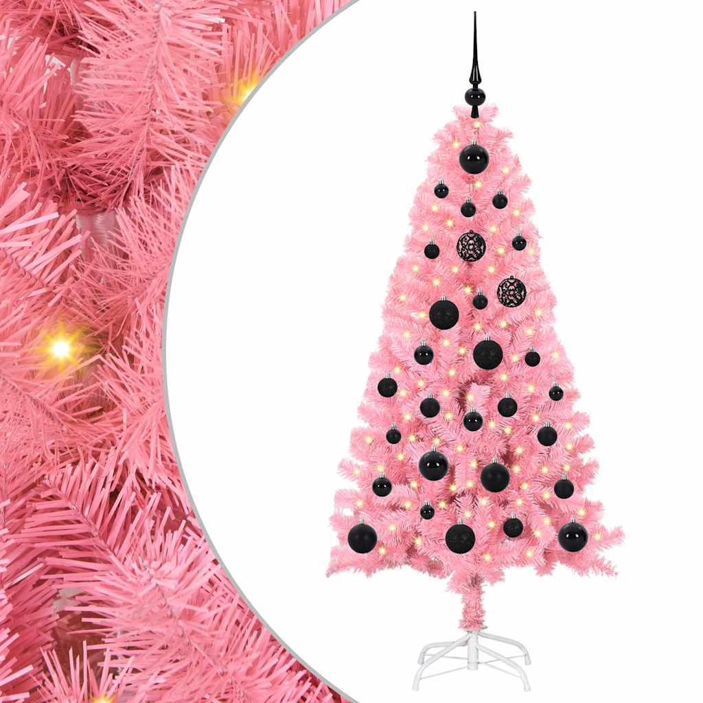 Albero di Natale Rosa 150 cm PVC