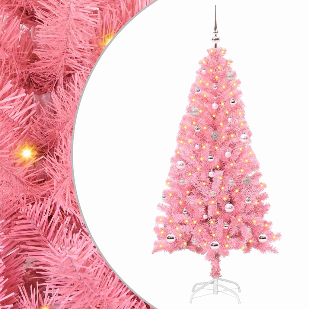 Albero di Natale Rosa 150 cm PVC