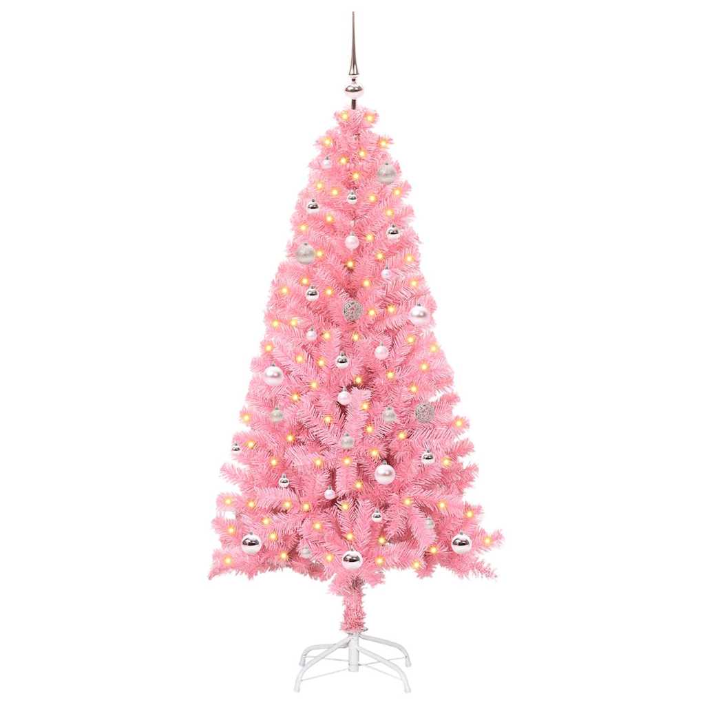 Albero di Natale Rosa 150 cm PVC