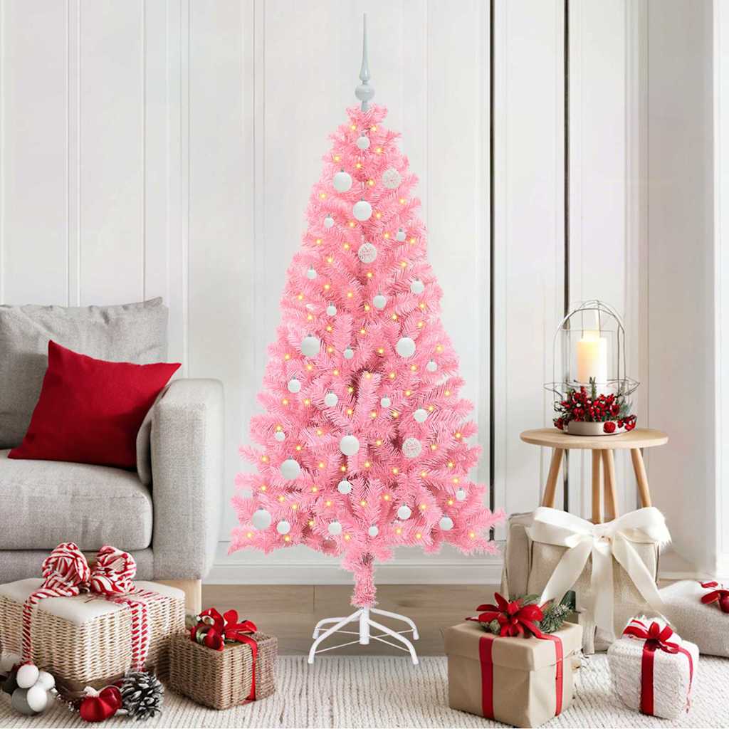 Albero di Natale Rosa 150 cm PVC
