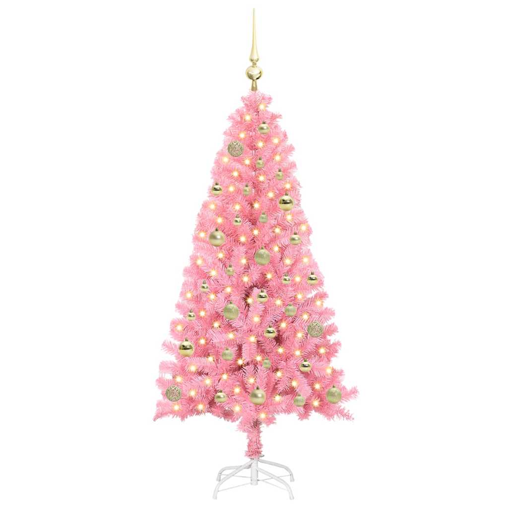 Albero di Natale Rosa 150 cm PVC