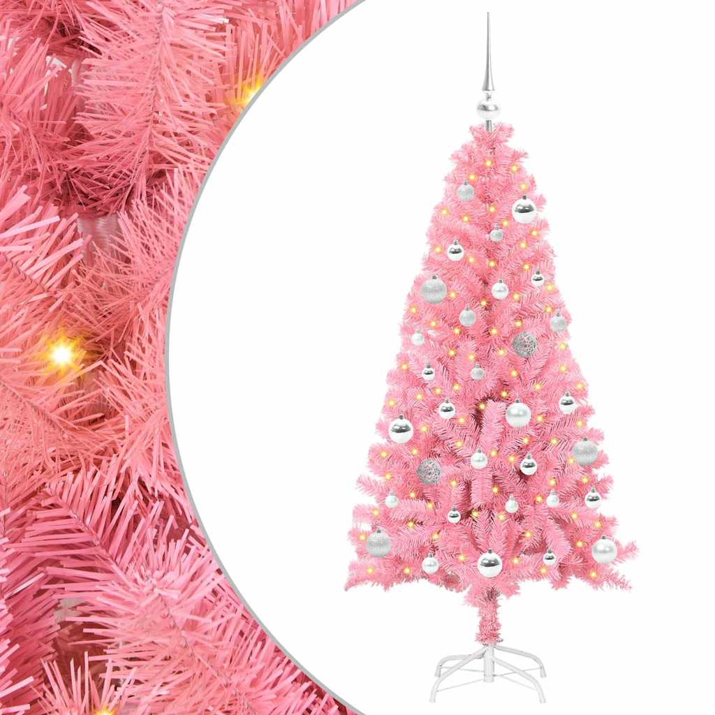 Albero di Natale Rosa 150 cm PVC