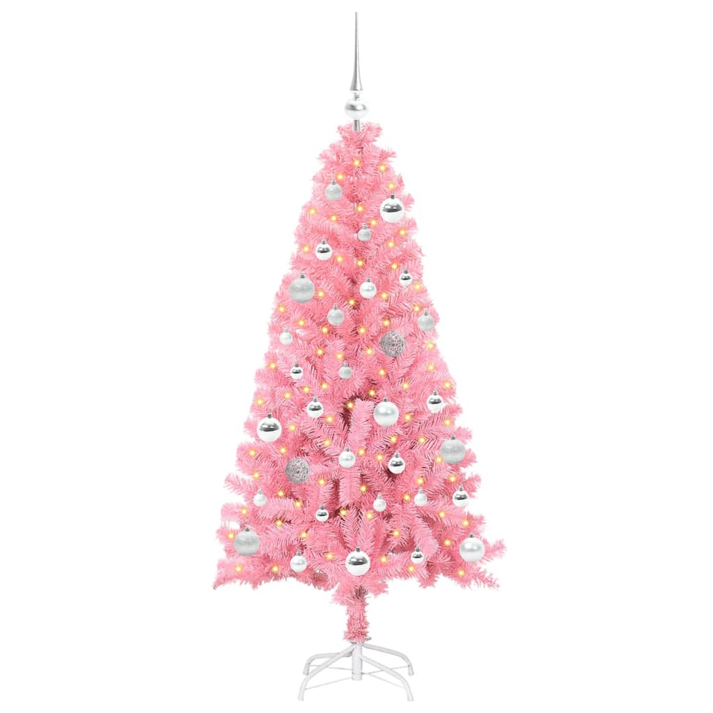Albero di Natale Rosa 150 cm PVC