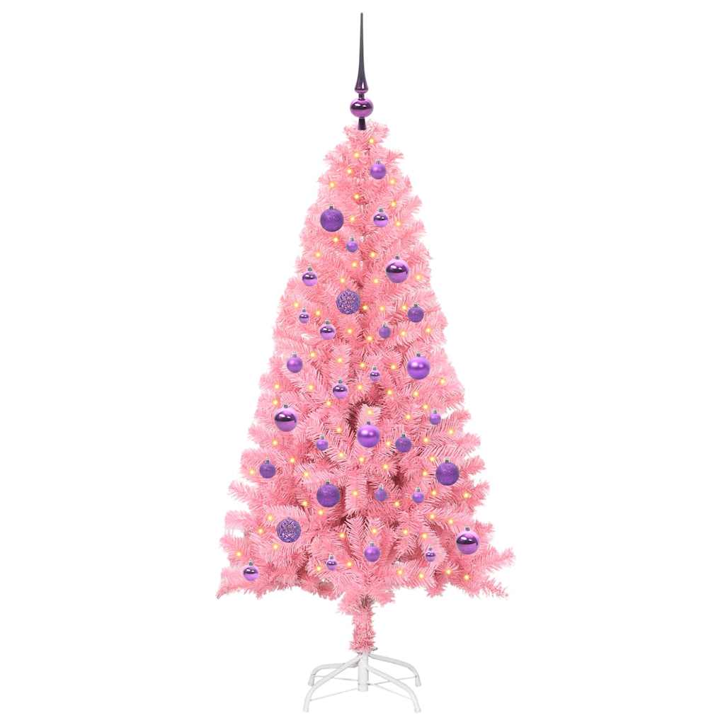 Albero di Natale Rosa 150 cm PVC