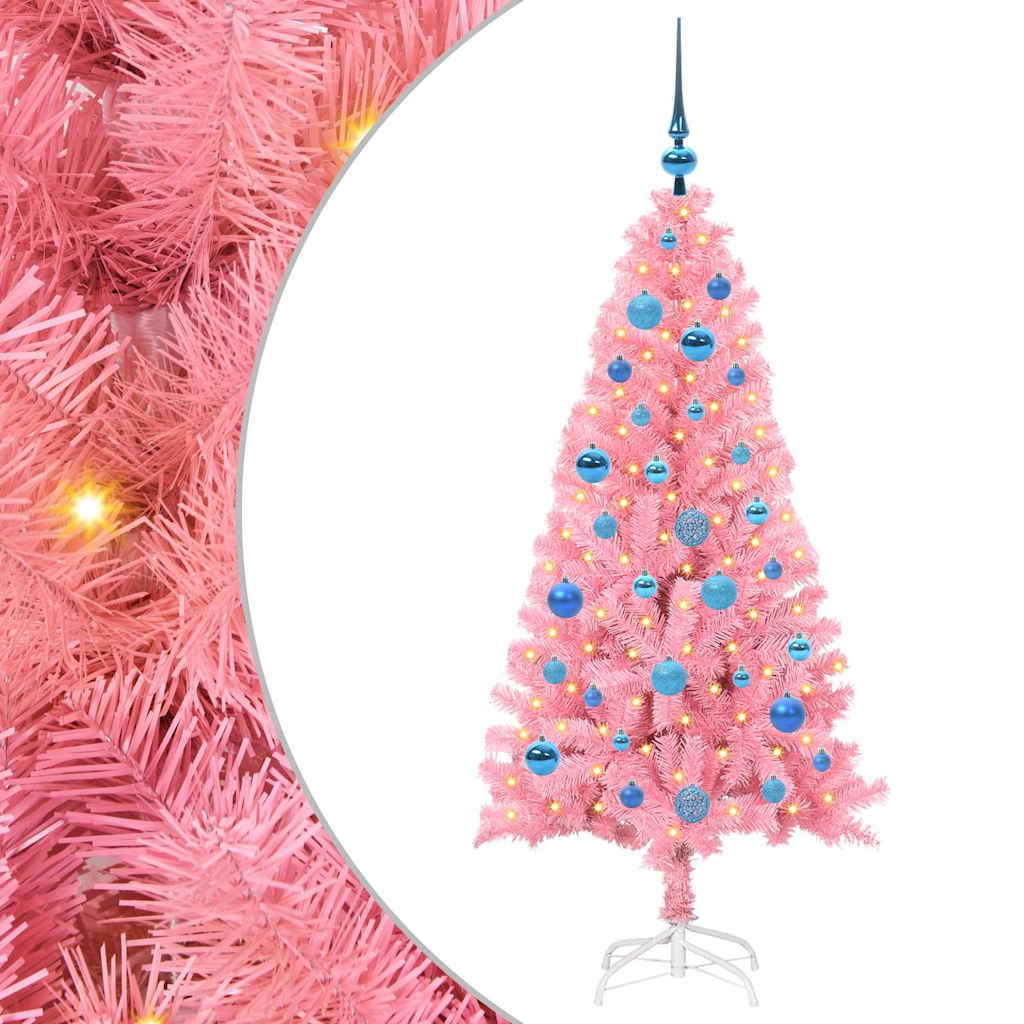 Albero di Natale Rosa 150 cm PVC