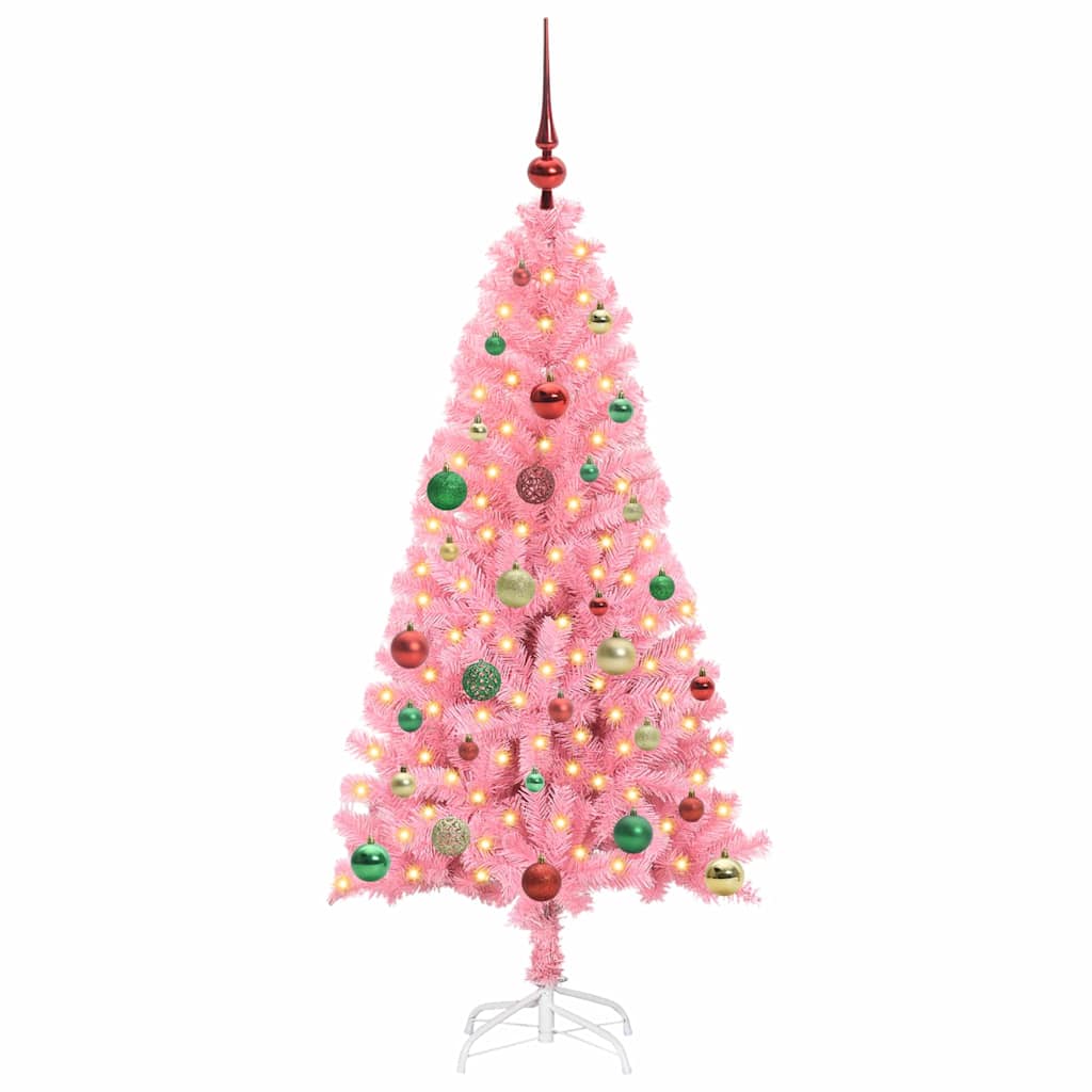 Albero di Natale Rosa 150 cm PVC